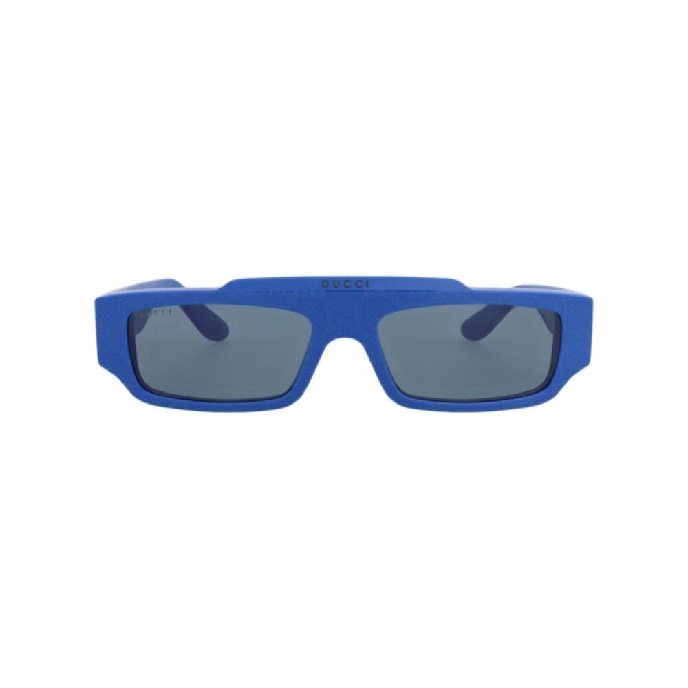 Gucci Square-Frame Recycled Acetate Sunglasses Blue Mens